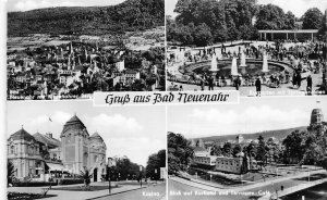 L311 Germany Gruss aus Bad Neuenahr Kurhotel Casino Fountain RPPC postcard