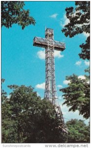 Canada 100 Foot High Cross Mount Royal Montreal Quebec