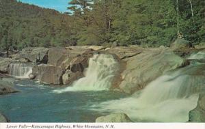 New Hampshire White Mountains Lower Falls Kancamagus Highway