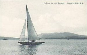 New Hampshire Georges Mills Yatching on Lake Sunapee Albertype