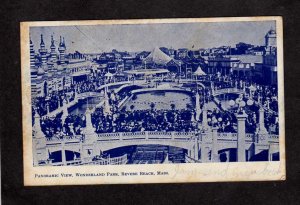 MA Wonderland Amusement Park Revere Beach Massachusetts UDB Postcard