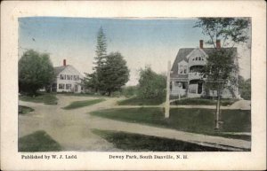 SOUTH DANVILLE NH Dewey Park c1910 Postcard