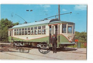 Kennebunkport Maine ME Postcard 1971 Seashore Trolley Museum Dallas Railway 434