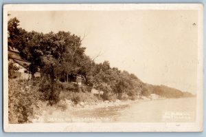 Bigstone Lake South Dakota SD Postcard RPPC Photo Scene On Bigstone Lake 1913