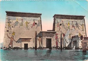 BR3323 Asswan Pylous of Phiilae temple  egypt