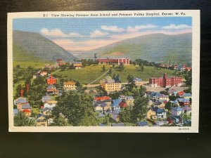 Vintage Postcard 1938 Potomac State School Potomac Valley Hospital Keyser W VA