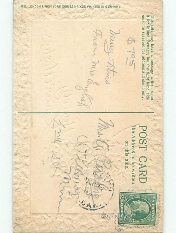 Divided-Back CHRISTMAS SCENE Great Postcard W8599