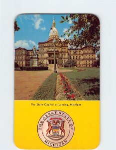 Postcard The State Capitol at Lansing, Michigan