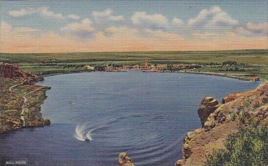 Lea Lake Bottomless Lakes State Park Roswell North Mexico 1940