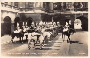 BR62062 the changing of the guard  whitehall london military real photo   uk