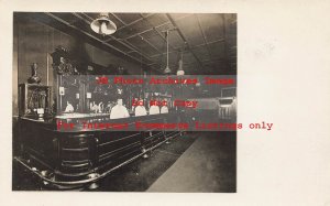 MA, Springfield, Massachusetts, RPPC, Saloon Bar Interior, Photo