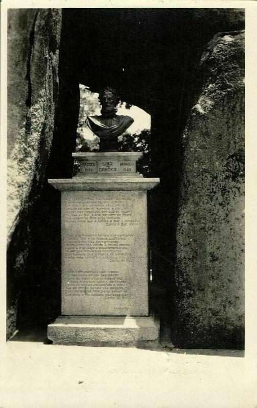 china, MACAO MACAU 澳門, Luis de Camoes Cave (1920s) RPPC