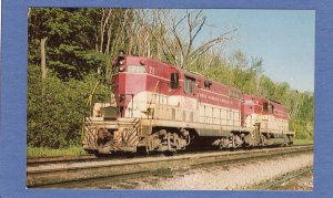 Toronto, Hamilton & Buffalo Units No. 701 & 402, Train Engines, Postcard