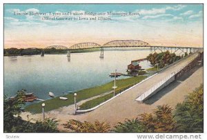 Lincoln Highway, Lyons & Fulton Bridge Over Mississippi River, Official Gatew...
