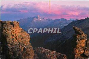 Postcard Modern Long Peak Rocky Mountain National Park Colorado