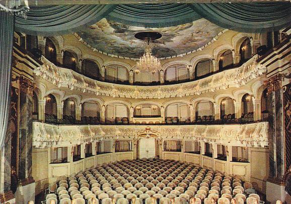 Germany Schwetzingen Rokoko-Theater in Schloss