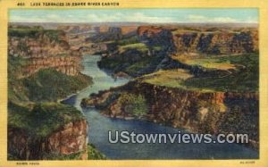 Lava Terraces - Snake River Canyon, Idaho ID