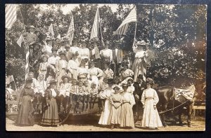 Mint USA Real Picture Postcard American RPPC Women’s Movement