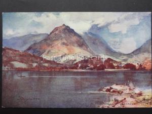 Cumbria: The Lake District GRASMERE - Old Postcard Art by James Douglas R.S.W.