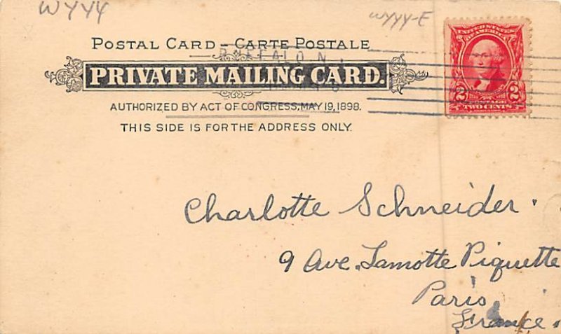 Stamps Private Mailing Card Postal Used Unknown 