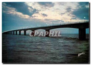 Old Postcard On the Cote de Lumiere Viaduct Oleron