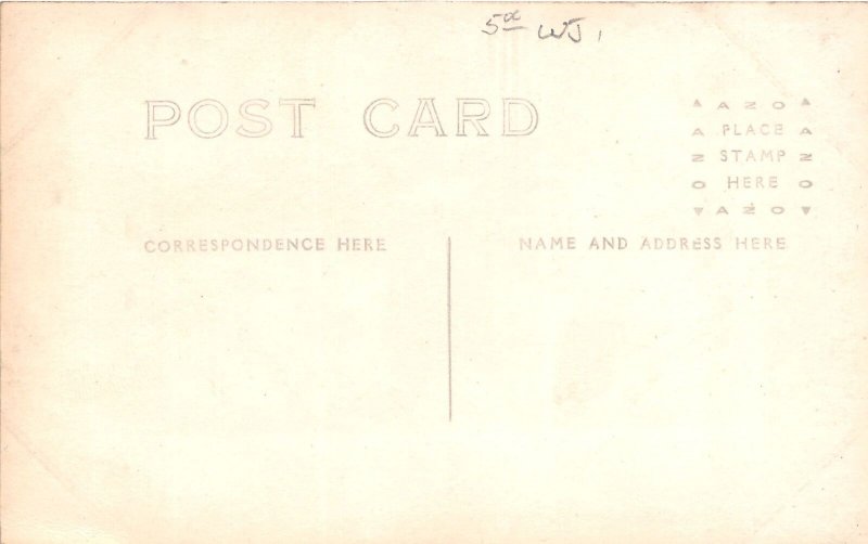J44/ Early Automobile Interesting RPPC Postcard c1910 Family Barn 115