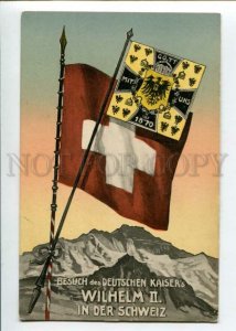 3105231 Visit Kaiser's WILHELM II in SWITZERLAND Vintage PC