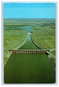 Vintage Fort Peck Dam Spillway Montana. Postcard P60E