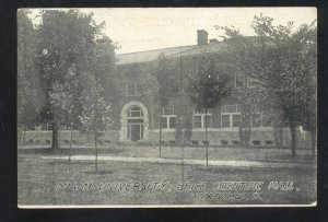 OXFORD OHIO MIAMI UNIVERSITY SCIENCE HALL VINTAGE POSTCARD 1908