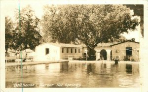 San Diego California 1940s Bathhouse Warner Hot Springs Photo Postcard 21-9965