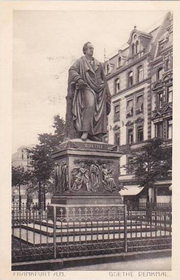 Germany Frankfurt Goethe Denkmal