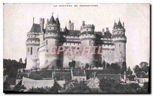 Old Postcard The Chateau de Pierrefonds