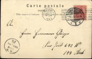 Ostende Belgium Pier Steamer Ships Lighthouse Used 1903 Postcard