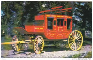 Upper Columbia Navigation & Tramway Coach, Royal Mail, Restoration of Fort St...