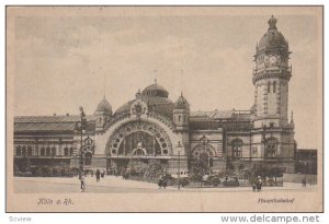KOLN, North Rine-Westphalia, Germany, 1900-1910´s; Hauptbahnhof
