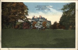 Hot Springs North Carolina NC Mountain Park Hotel Vintage Postcard