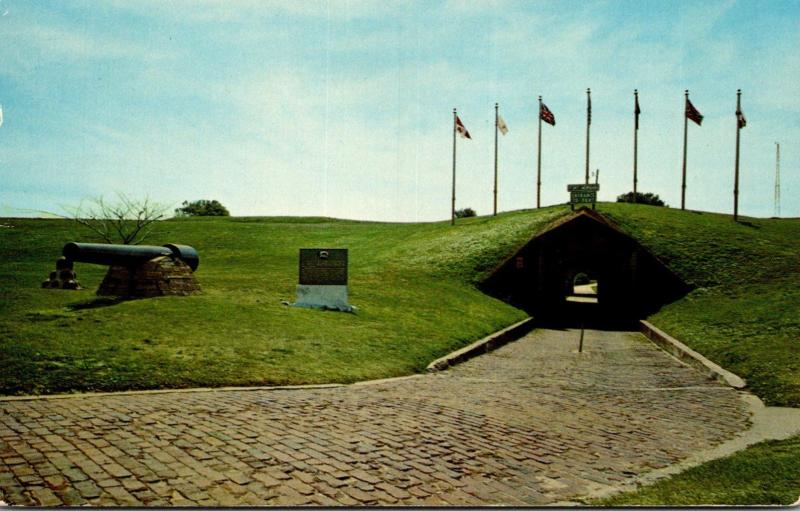 Alabama Fort Morgan State Park Guarding The Entrance To Mobile Bay 1970