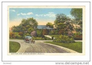 West Park, Park House & Roadway, Joliet, Illinois, PU-1919