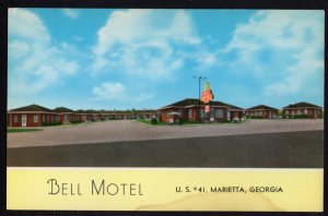 Georgia MARIETTA Bell Motel 4 Lane Highway U.S. 41 Chrome