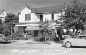 E36/ Lakeland Florida Fl Real Photo RPPC Postcard LL Cook Gideon Apartments