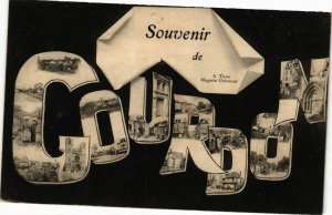 CPA Souvenir de GOURDON (223475) 