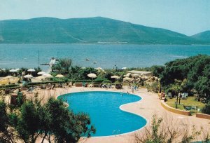 Corte Rosada Hotel Alghero Sassari Italy Swimming Pool Postcard