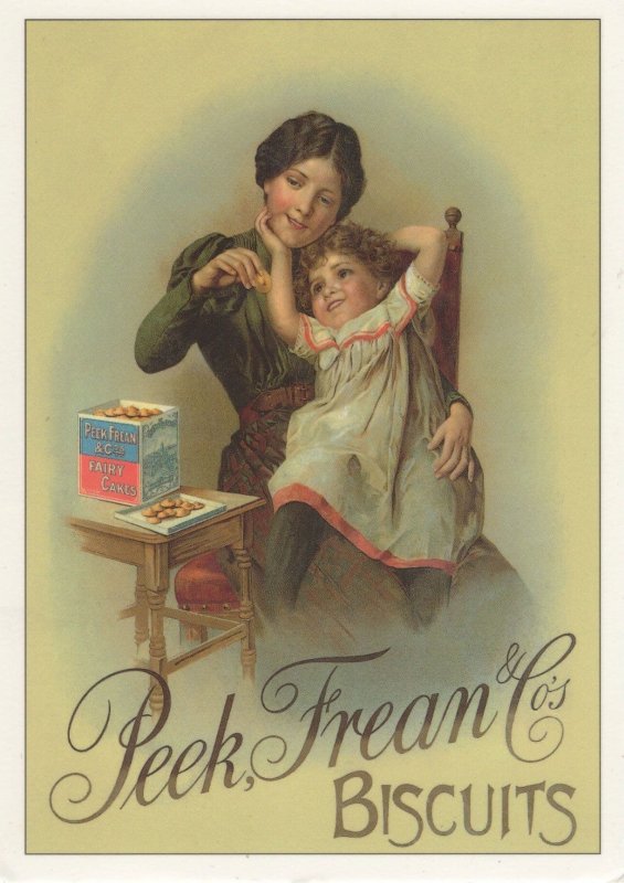 Peek Freans Fairy Cakes Biscuits Poster Advertising Postcard