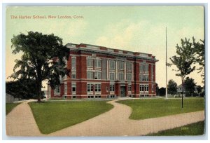c1910's The Harbor School Exterior New London Connecticut CT Unposted Postcard