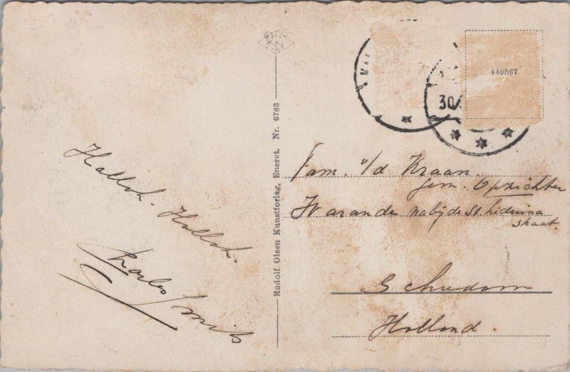 Denmark Sonderborg Sønderborg Vintage Postcard C262