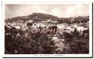 Old Postcard Le Cannet General view