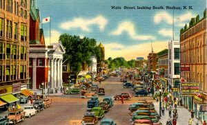 NH - Nashua. Main Street looking south