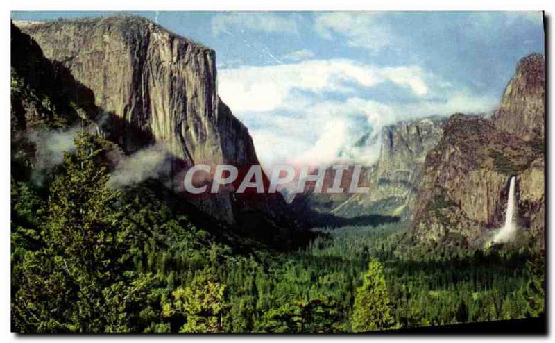 CPA Yosemite National Park California As Seen From The Wawona Road