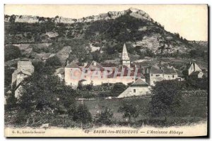 Baume les Messieurs Old Postcard L & # 39ancienne Abbey