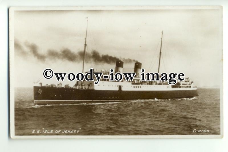 f0568 - Southern Railway Ferry - Isle of Jersey , built 1930 - postcard